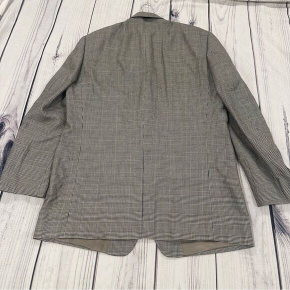 Lauren Ralph Lauren Wool/Silk Sport Coat Men’s Sz 44 Long Glen Plaid Pattern - Picture 5 of 12